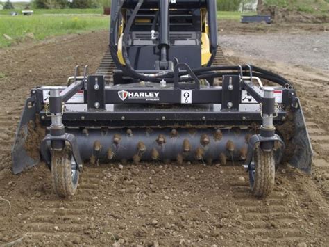 harley rake on skid steer vs tractor|harley rake rentals near me.